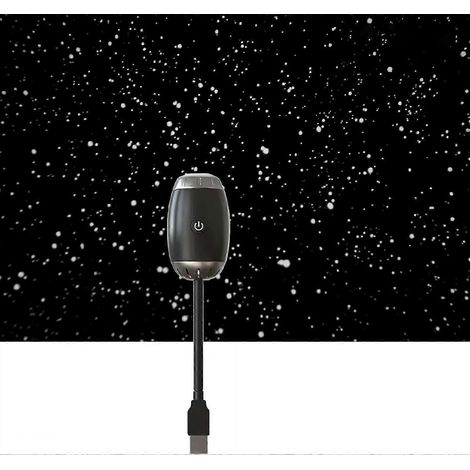Lampe de projection de ciel étoilé USB - Lampe LED HD galaxie double usage pour voiture/chambre, projection de ciel étoilé pour une ambiance romantique (1/5)
