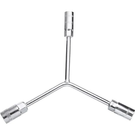 Clé en Y, 3 tailles : 14 mm, 17 mm, 19 mm, bras long, cliquet 6 pans, pour l’outillage de réparation automobile, moto et mécanique. (1/5)