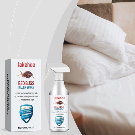 Spray anti-punaises de lit, anti-puces d'intérieur, anti-tiques brunes, insecticide contre les mites des vêtements -- 120 ml -- AUTLEAD (1/5)
