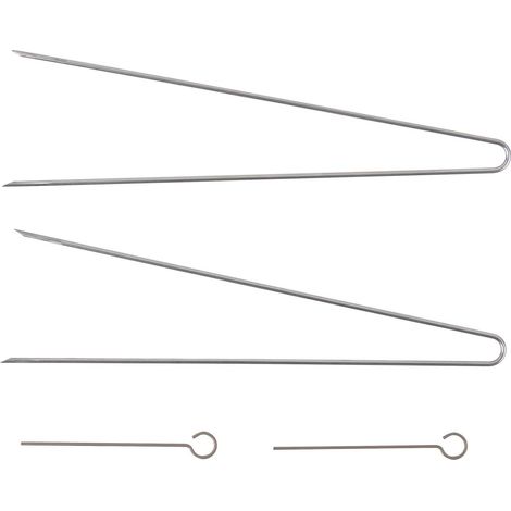 Kstools – Jeu d'outils aiguille de démontage pour serrure de contact Mercedes – 4 pièces – Acier spécial pour démontage rapide – Modèles W116 W123 W124 W126 W201 (1/3)