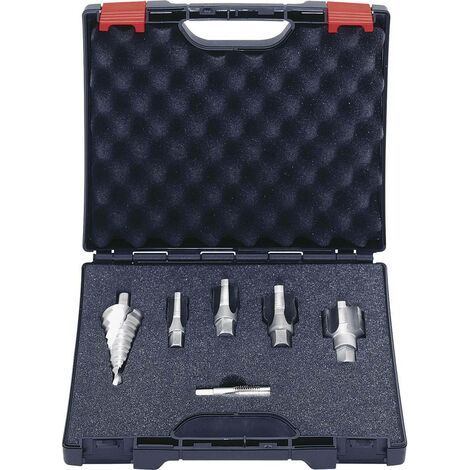 Exact 05979 Set de tarauds à une coupe 6 pièces métrique fin M12, M16, M20, M25, M32 coupe à droite (1/2)