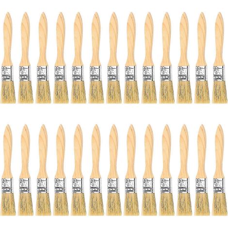 Set mit 36 Pinseln 24 mm (1 Zoll) für GWood Farben, Beizen, Lacke, Klebstoffe und Farben.