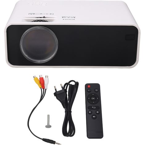 Projecteur LED Portable W10 HD 1080P, Version Standard 480P, 3D Rouge et Bleu, Alimentation 110‑240V pour l'UE (1/5)