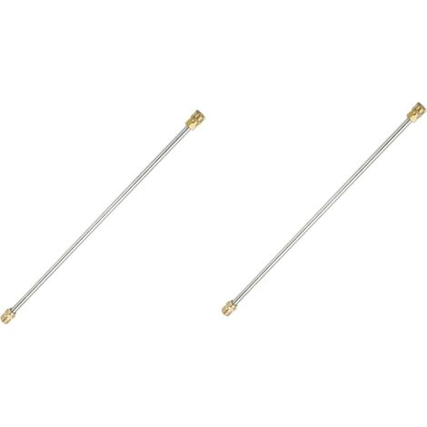 2pièces Rallonge pour Nettoyeur Haute Pression Pouce Inoxydable Accessoire pour Lavage De Voiture Et Arrosage Compatible avec Pression Jusqu à Psi (1/5)
