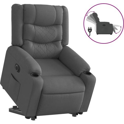 Maison Exclusive - Relaxsessel mit Aufstehhilfe Elektrisch Dunkel