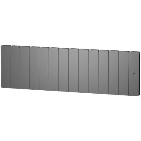 Noirot – Radiateur à inertie fonte 2000W plinthe anthracite – Diffusion douce et régulière – Détecteur de fenêtre ouverte – Programmation libre
