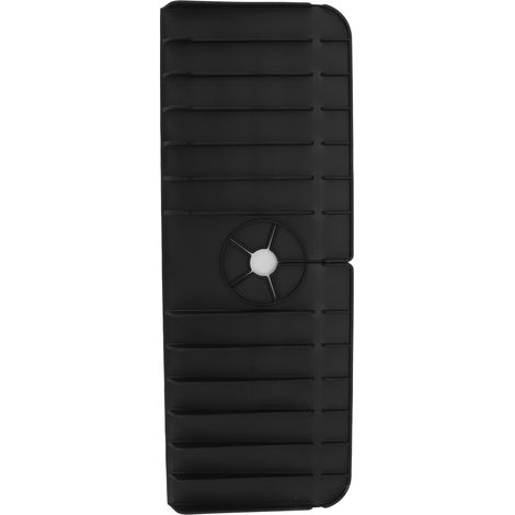 Tapis anti-éclaboussures pour robinet d'évier, en silicone, récupérateur d'eau et égouttoir pour cuisine et salle de bain, 2e génération (1/5)