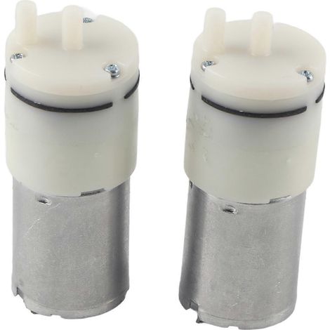 Micro-pompe à vide avec membrane d'admission d'air, électrique, silencieuse, 60 kPa, 3,0 l/min, 6 V CC, 370