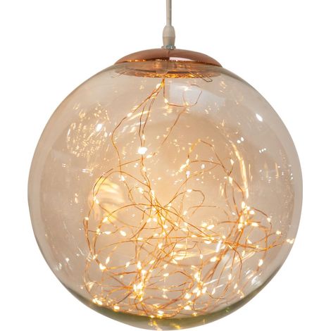 ARPIMEX Sfera Natale Vetro D 40 Cm con 200 Led