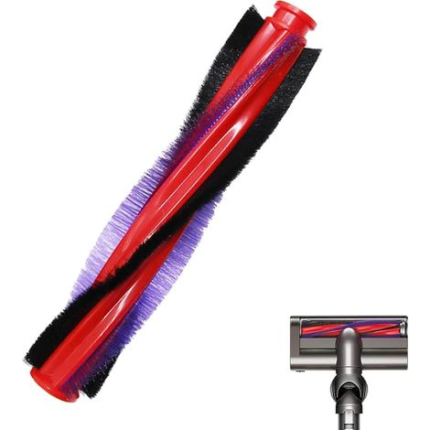 Cepillo para suelos de 225 mm para Dyson V6 DC58 DC59 DC62 DC72 DC74 SV04 SV06 SV09, repuestos para Dyson, cepillo giratorio de repuesto de primera calidad, solo para 225 mm (no apto para (1/5)