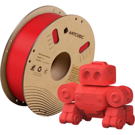 Anycubic Hochgeschwindigkeitsfilament Rot 1 kg (1/5)