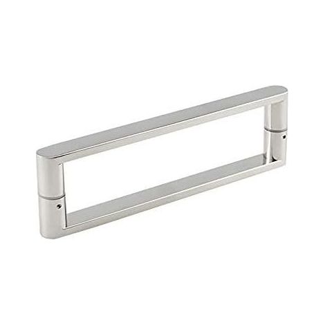 Poignée de porte de douche coulissante en acier inoxydable, barre d'appui, boutons de porte en verre pour salle de bain, kits de remplacement pour cabine de douche (Taille : 160 mm) (1/4)