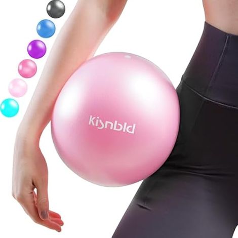 Ballon D Exercice - 23 Cm - Antidérapant Et Résistant À L Éclatement - Pour Pilates Yoga Thérapie Physique Et Renforcement Du Core - 1 Pièce (1/3)