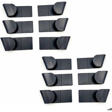 Support de rangement pour couvercles de casseroles -Ensemble de 6 supports adhésifs muraux,compatible avec la plupart des couvercles (1/5)