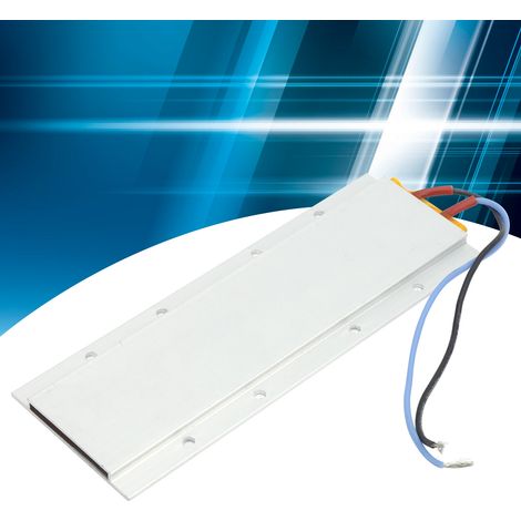Isolierte PTC-Heizplatte, Aluminiumgehäuse, 170 x 62 x 6 mm, 220 V Wechselstrom, 170 °C (1/5)