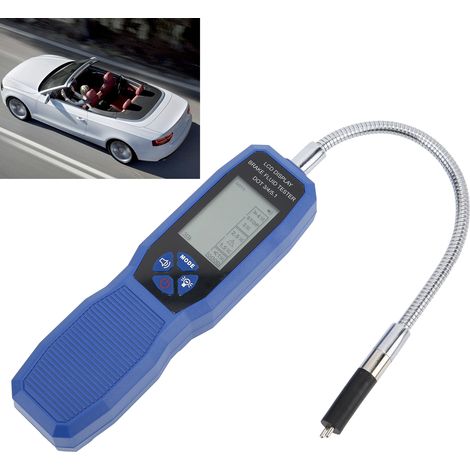 Testeur de liquide de frein automobile, stylo testeur de liquide de frein à affichage numérique, instrument de haute précision pour tester la teneur en humidité (pile incluse). (1/5)