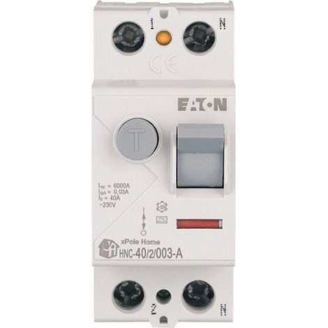 Interruptor Eaton hnc-40/2/003-a 40 A 30 mA