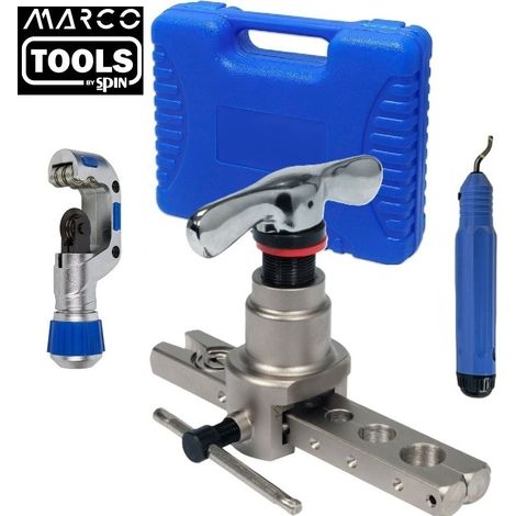 Spin kit cartellatrice flangiatubi in valigetta MarcoTools