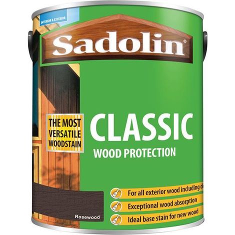 Sadolin Classic Wood Protection Rosewood 5 litre SAD5028489