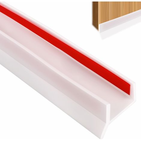 Plinthe de cuisine, profilé de plinthe joint de cuisine, blanc, 2 m (1/5)