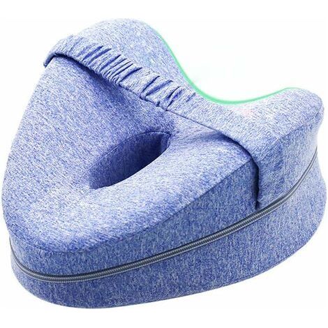Oreiller orthopédique pour soulager la sciatique (bleu) (1/5)