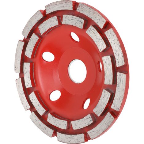 Beyamis Meule à boisseau de 125 mm, anti-poussière, à double rangée, pour meuleuse d'angle de 125 mm. (1/5)
