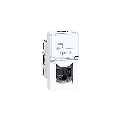 PRISE RJ45 LEGRAND MOSAIC - CAT. 5E - UTP - 1 MOD - BLANC - LCS² LEGRAND LEG076551 (1/7)