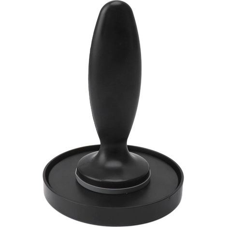 Pressa per hamburger, pressa per carne, per la preparazione di hamburger, maniglia ergonomica, 15 x 11 x 11 cm, nera (1/5)