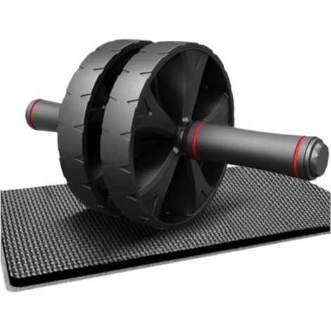 Roue abdominale pour exercices abdominaux, équipement pour entraînement de force abdominale exigeant, roue abdominale auxiliaire pour gymnases à domicile (1/4)