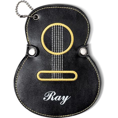 Guitar Picks Storage Case - Black (16.5x12.7cm) - Personalized Guitar Pick Storage Case