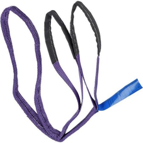 Élingues de levage - - 2,4 m - Capacité 1T - Polyester - Couleur Violet (1/4)