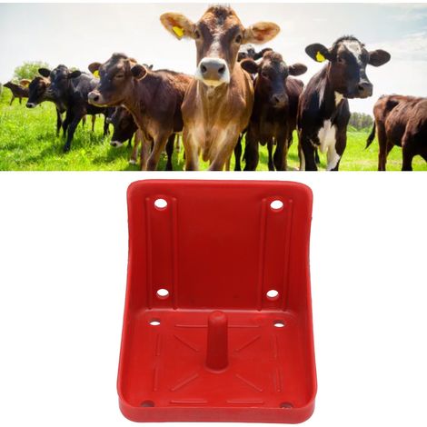 Leckstein für Rinder und Schafe [Landwirtschaft] [Premium] Modell, robustes PP – Innenmaße 16 x 15,5 x 13,5 cm / Außenmaße 16,5 x 16,5 x 14 cm – Salzleckstein für die Landwirtschaft (1/5)