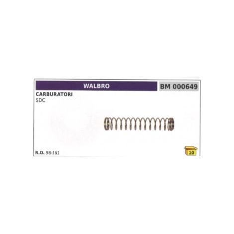 Molla carburatore membrana WALBRO SDC  98-161