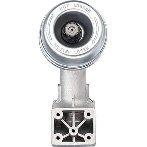 Getriebekopf aus Aluminium, 10-Zahn-Welle, 25,4 mm Durchmesser, kompatibel mit FS-Freischneidern mit gerader Welle, Ersatz für OEM 4137 640 0100 & 4130 640 0100 (1/5)