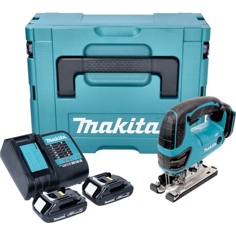 Makita DJV 180 SYXJ Seghetto alternativo a batteria 18 V 135 mm + 2x batteria 1,5 Ah + caricabatteria + Makpac (1/5)