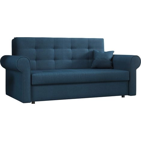 Mobilier1 – Canapé convertible Columbus – 3 places – Boîte de literie intégrée – Dimensions 168x98x85cm – Tapisserie durable – Mécanisme Disclosure (1/5)