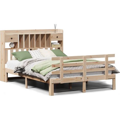 Maison Exclusive - Letto Libreria senza Materasso 140x190 cm in Legno di Pino