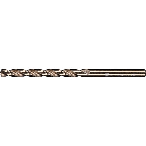 PFERD TOOLS Spiralbohrer INOX Ø 5,1 mm HSS-E Co5 N DIN 338 135° für zähe und harte Werkstoffe 10 Stk (1/4)