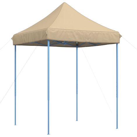 Maison Exclusive - Partyzelt Faltbar Pop-Up Beige 200x200x306 cm