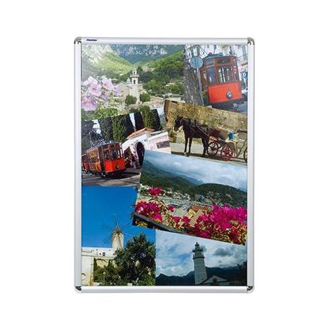 Bilderwechselrahmen 62,4 x 87,1 x 1,2 cm (B x H x T) DIN A1 Aluminium silber (1/3)