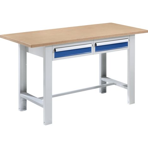 eurokraft basic, Établi modulaire, largeur plateau 1500 mm, 2