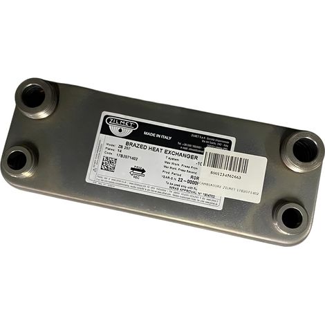 SCAMBIATORE 14 PIASTRE ZILMET 17B2071402 VAILLANT SAUNIER DUVAL