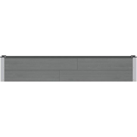 Maison Exclusive - Hochbeet Grau 200 x 30 x 36 cm