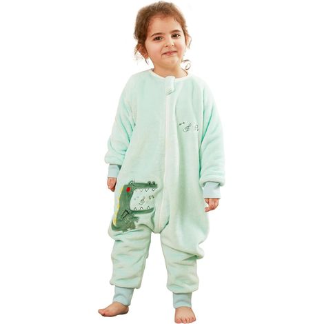 Weicher und bequemer Winterschlafsack mit niedlichen Tiermotiven, Unisex, für Kinder – 80 cm