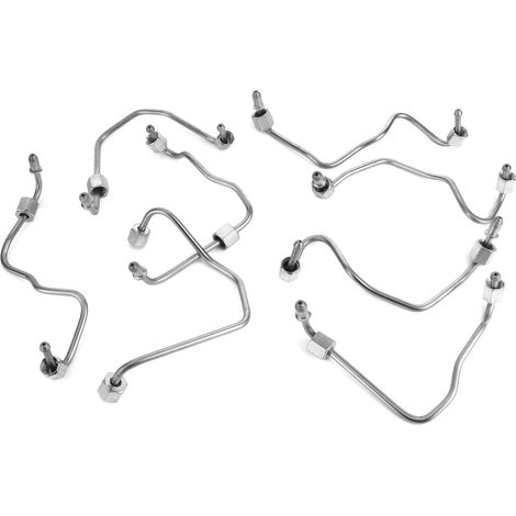 8 Pièces Ensemble de Ligne D'injecteur de Carburant, Tuyau D'injecteur de Carburant 12670460 Kit de Remplacement D'injection de Carburant Adapté remplacement pour GM/LML LGH 6.6L 2011-2016. (1/5)
