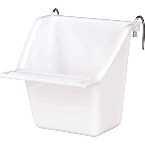 Ciotola in plastica per pappagalli Mangiatoia e abbeveratoio per uccelli 65 ml (1/2)