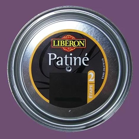 Effet patiné 0,150L cassis – Cire de carnauba pour bois – Finition insensible aux traces de doigts – Application sur peinture satinée – Liberon