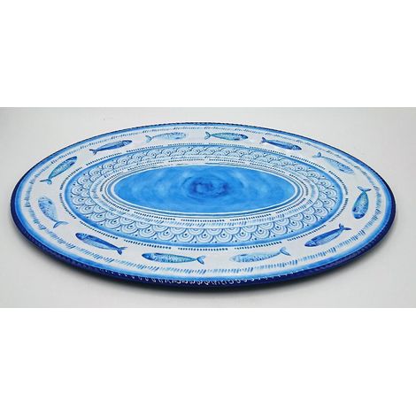 Vassoio Piatto da Tavola in Melamina Portofino Ovale 50 cm Easy Life (1/2)
