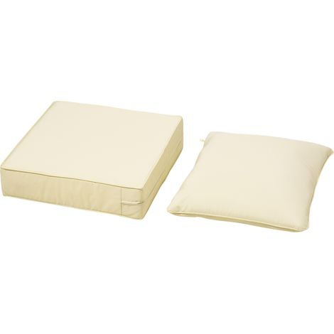 Outdoor Seat Back Cushion Set Patio Deep Seating Chair Replacement Cushion (1/5)