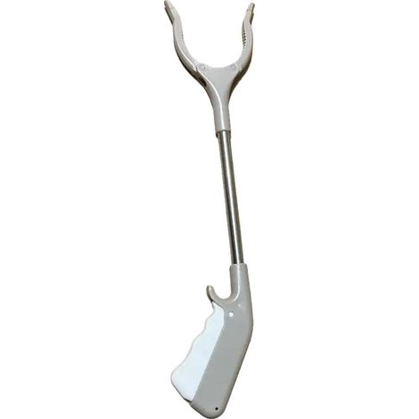 Müllclip, ergonomischer Griff, rutschfester Greifkopf, Grau (1/2)